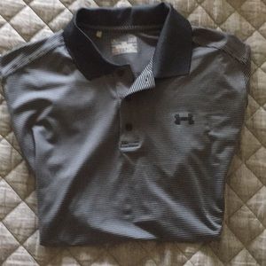 Under Armour grey stripe shirt